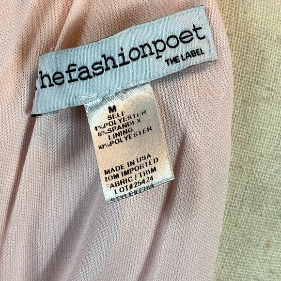 The Fashionpoet Sleeveless High Neck Collar High Low Ruffle Hem Midi Dress - M - Picture 7 of 8